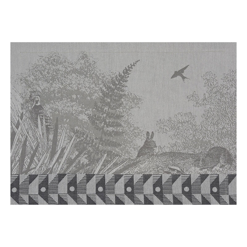 Set americano Forêt enchantée Argent 50x36 100% cotone, , hi-res image number 1
