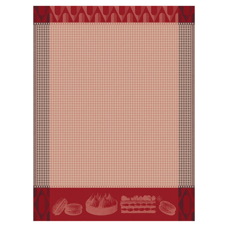 Asciugamano Pâtisseries Françaises Framboise 60x80 100% cotone, , hi-res