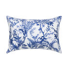 Federa decorativa Jardin d'eden  Indigo 30X41 100% cotone, , hi-res image number 1