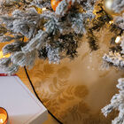 Tappeto albero di Natale Féerie Pain d'épices Ø110 100% cotone, , hi-res image number 0