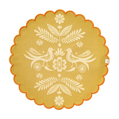 Set da tavola rotondo spalmato Alegria Cotone