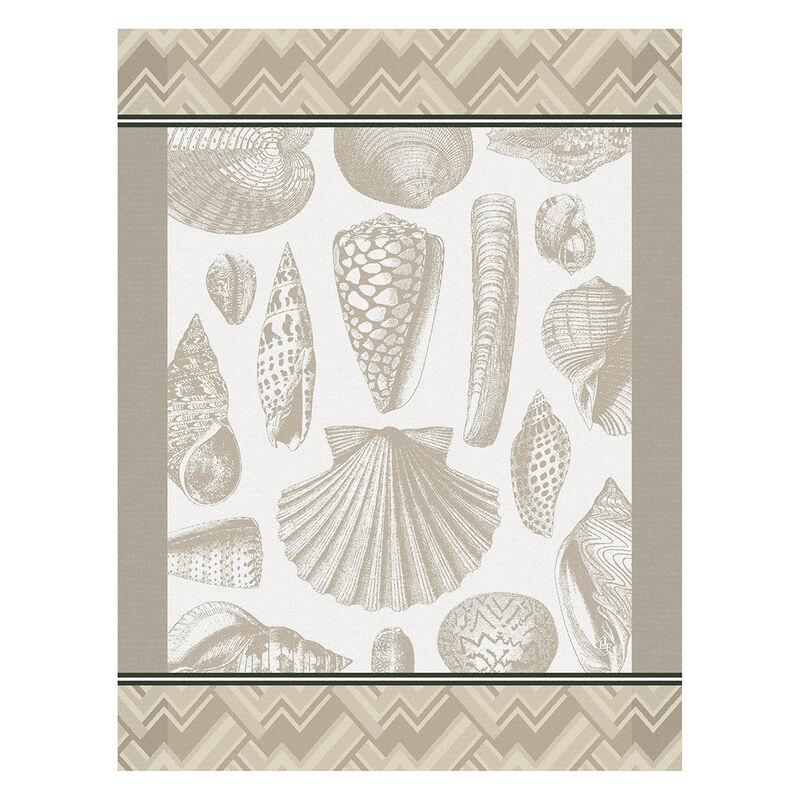 Strofinaccio Coquillage Sable 60x80 100% cotone, , hi-res image number 0