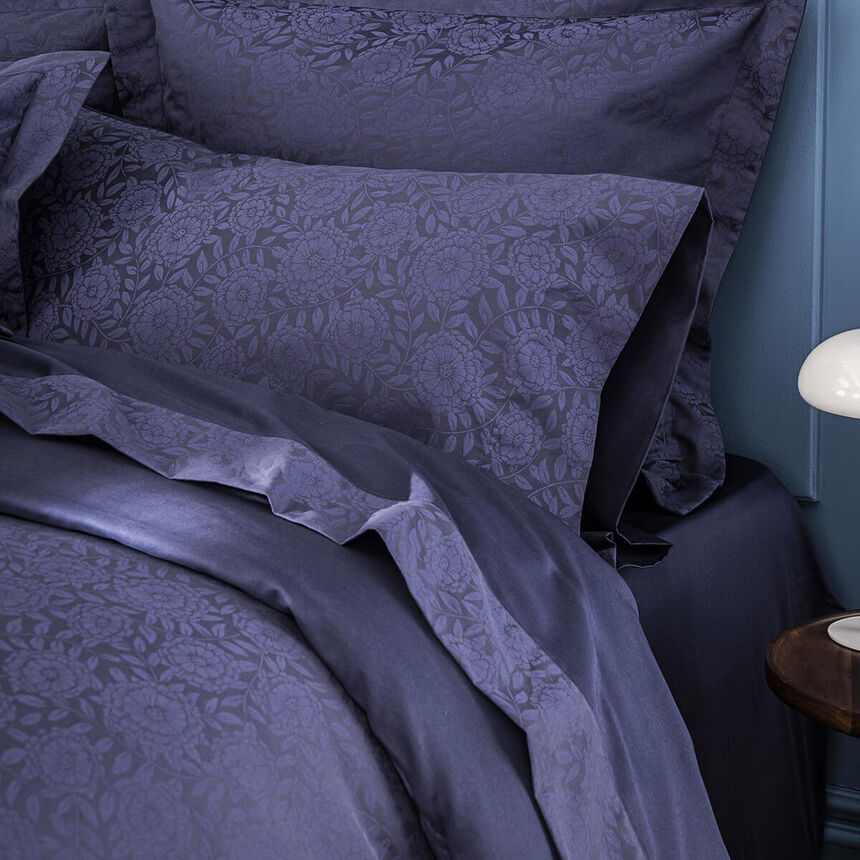 Lenzuolo Flora Encre 240X300 100% cotone, , hi-res image number 2