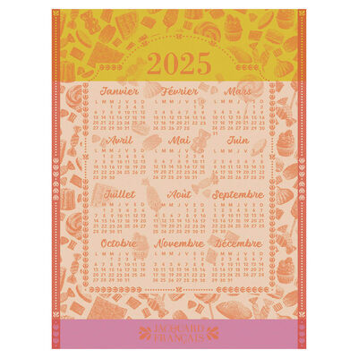 Strofinaccio Calendrier 2025 Cotone,  Strofinaccio Calendrier 2025 Cotone
