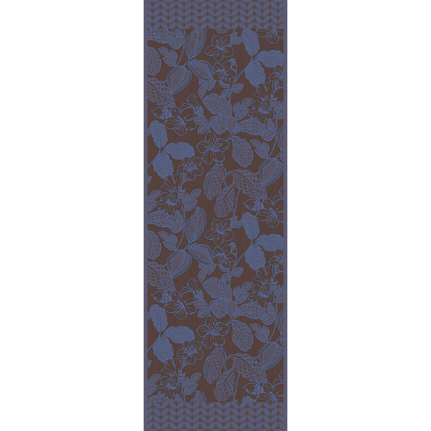 Striscia da tavola Sulawesi Terre Indigo 50x150 100% cotone, , hi-res image number 0