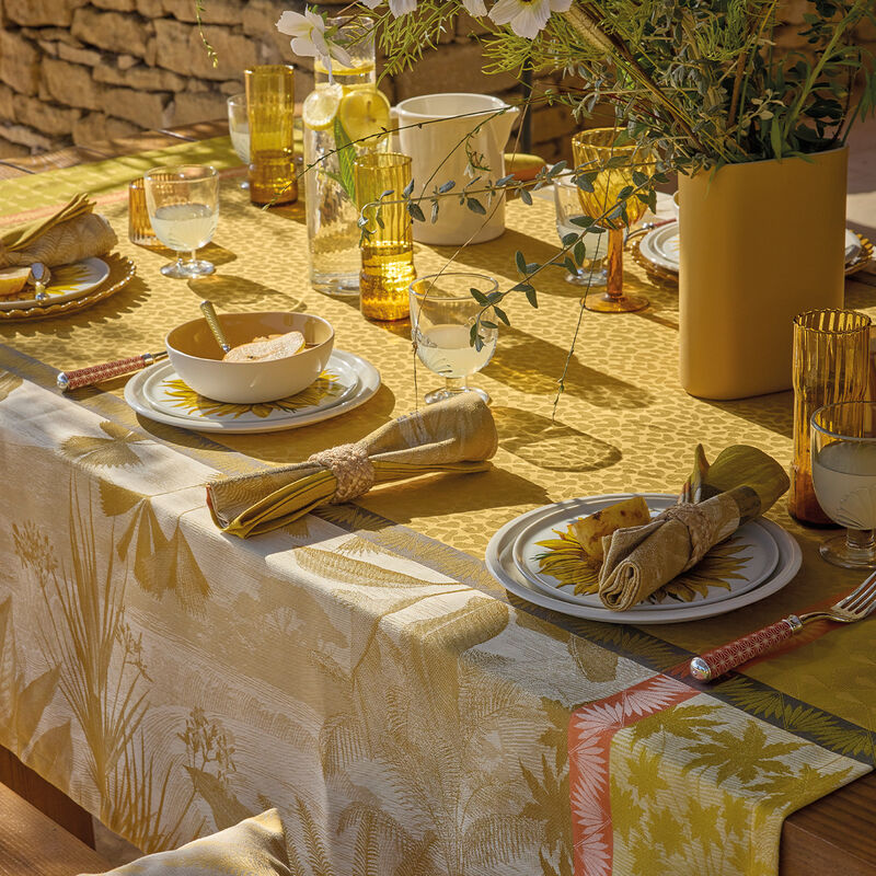 Tovaglia Sinharâja Fauve 175x175 100% cotone, , hi-res image number 2