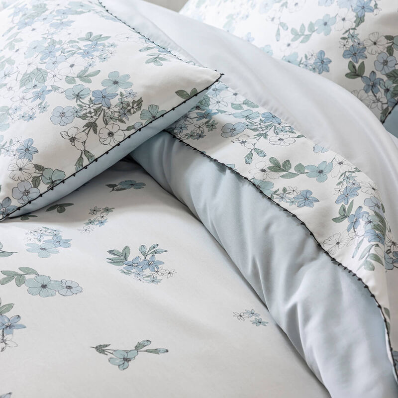 Lenzuolo Manuka Ciel 190X290 100% cotone, , hi-res image number 2