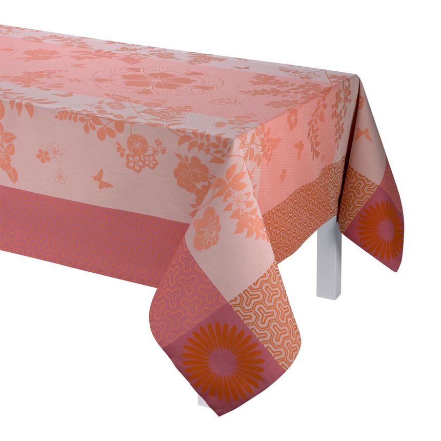 Tovaglia Asia mood Rose th&eacute; 175x175 100% cotone, , hi-res image number 1