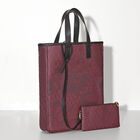 Borsa da portare a mano Pivoine Bordeaux, , hi-res image number 4