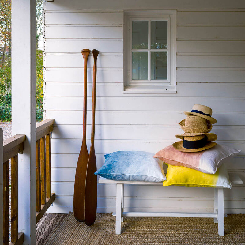 Fodera cuscino Tivoli Solveig Eau 60x60 100% lino, , hi-res image number 0