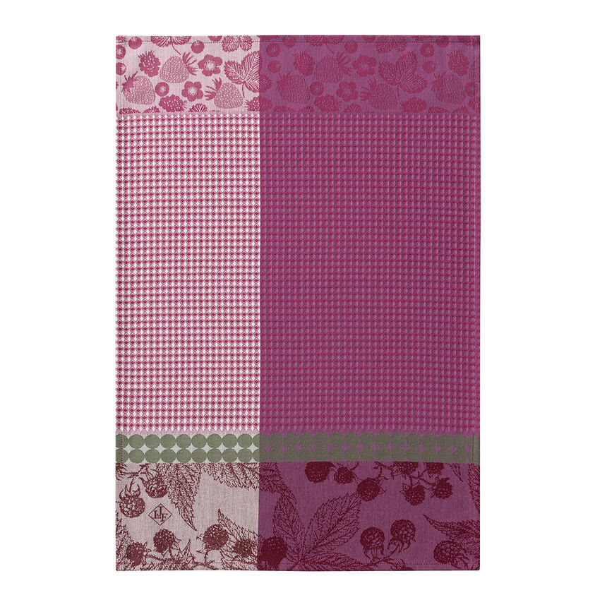 Asciugamano Cueillette d'&eacute;t&eacute; Framboise 54x38 100% cotone, , hi-res image number 0