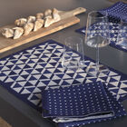 Set americano antimacchia Bistro marcel Indigo 50x36 100% cotone, , hi-res image number 2