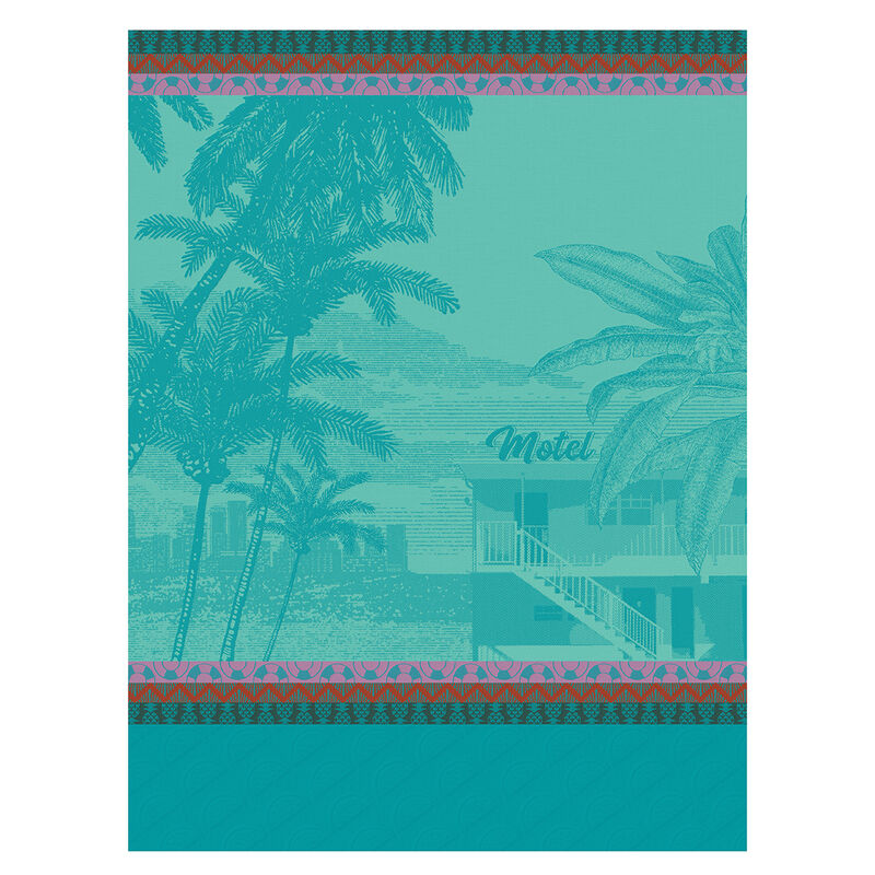 Strofinaccio Voyage en Californie Piscine 60x80 100% cotone, , hi-res image number 0