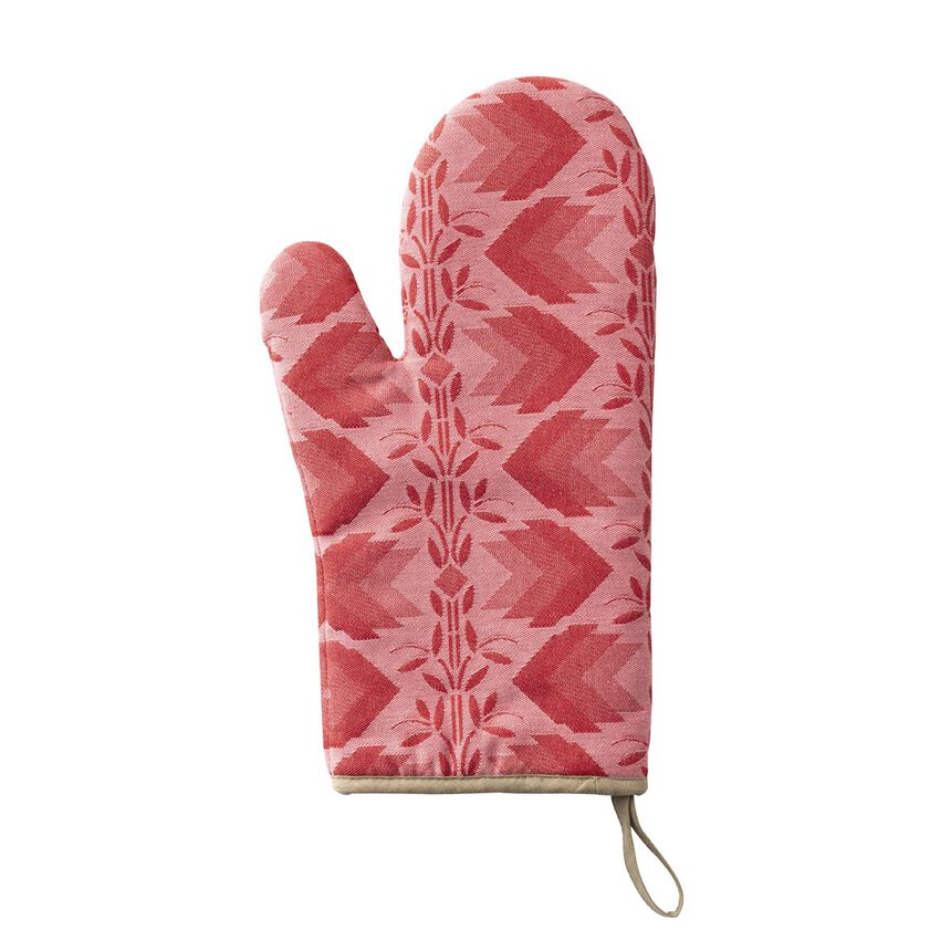 Guanto da forno Gipsy Rubis 18x33 100% cotone, , hi-res image number 1