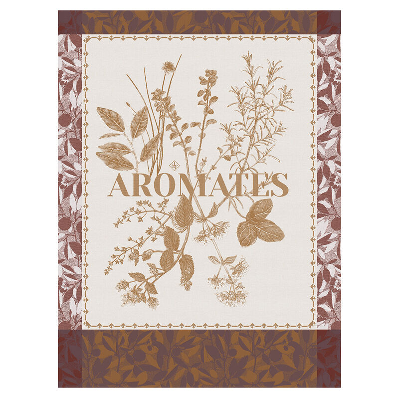 Strofinaccio Épices & Aromates Cannelle 60x80 100% cotone, , hi-res image number 0