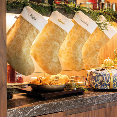 Calza di natale Féerie Cotone