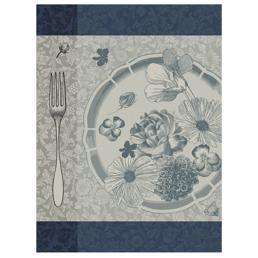 Strofinaccio Fleurs &agrave; croquer Etamine 60x80 100% cotone, , hi-res image number 0