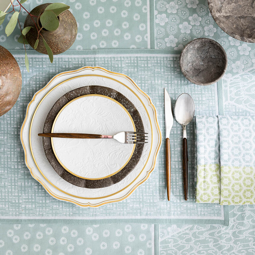 Tovaglietta Wagara C&eacute;ladon 50x36 100% cotone, , hi-res image number 0