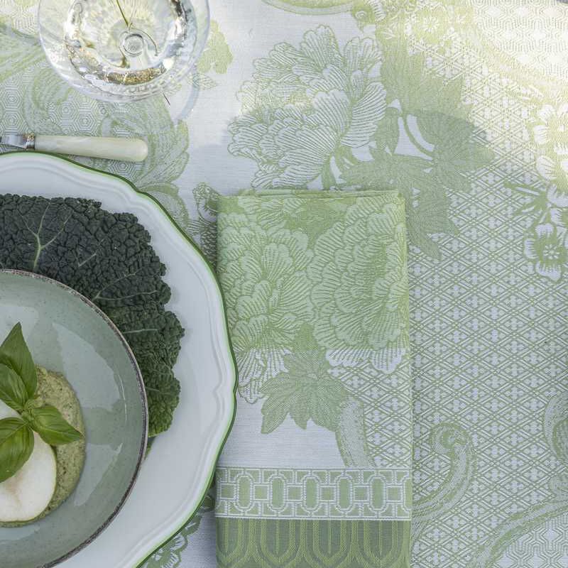 Tovagliolo Promenade Imp&eacute;riale Jade 50x50 100% cotone, , hi-res image number 2