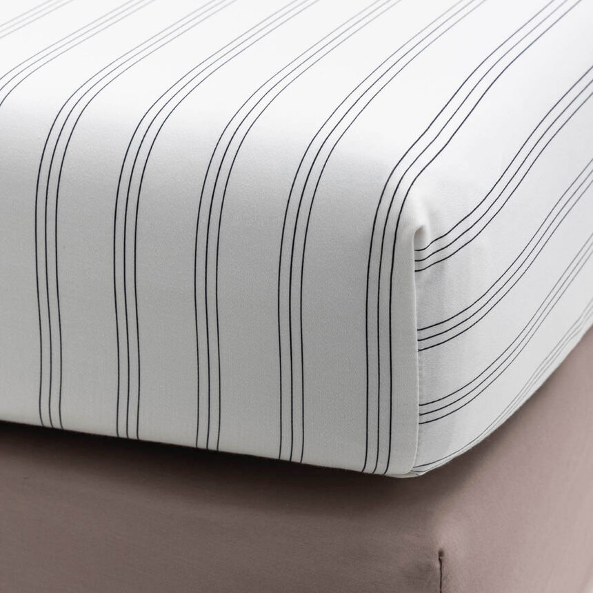 Lenzuola a pieghe Savile row Mayfair 100X200X35 100% cotone, , hi-res image number 1