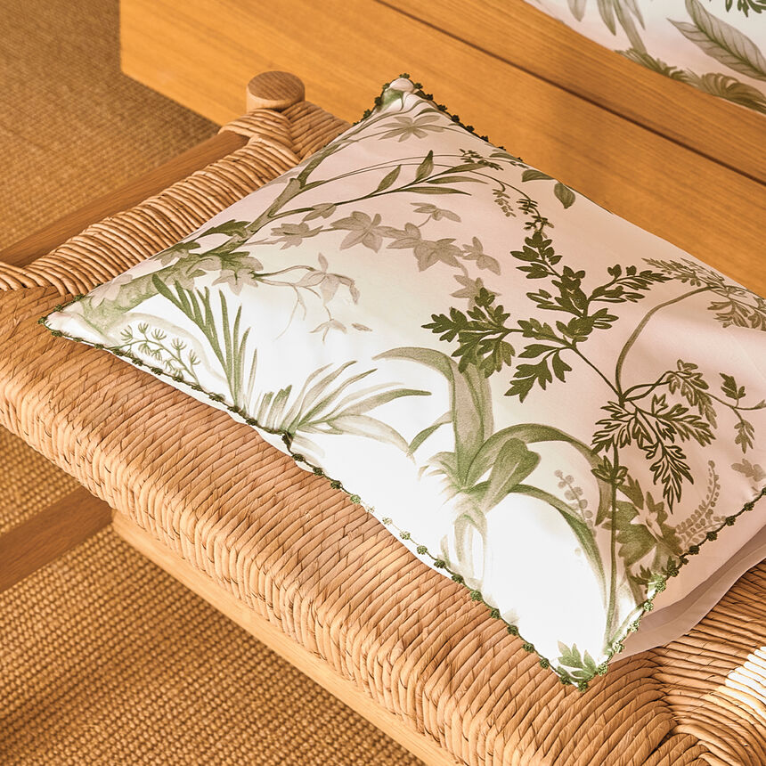Federa decorativa Jardin d'Eden Lierre 30X41 100% cotone, , hi-res image number 0
