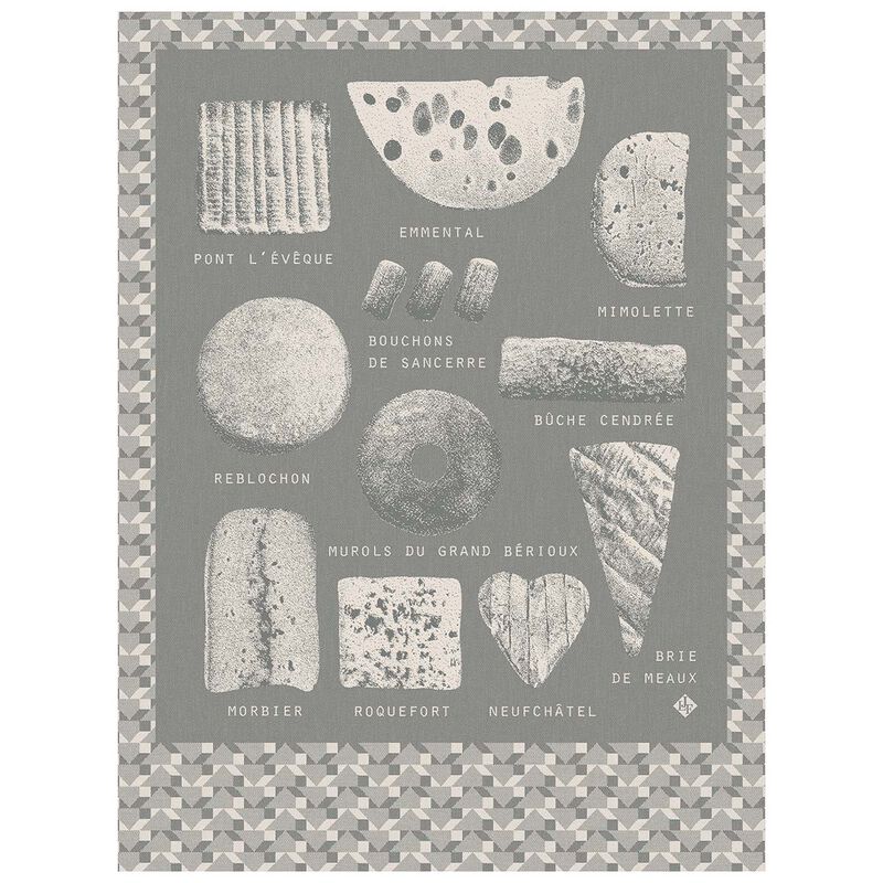 Strofinaccio Fromages Cendre 60x80 100% cotone, , hi-res image number 1