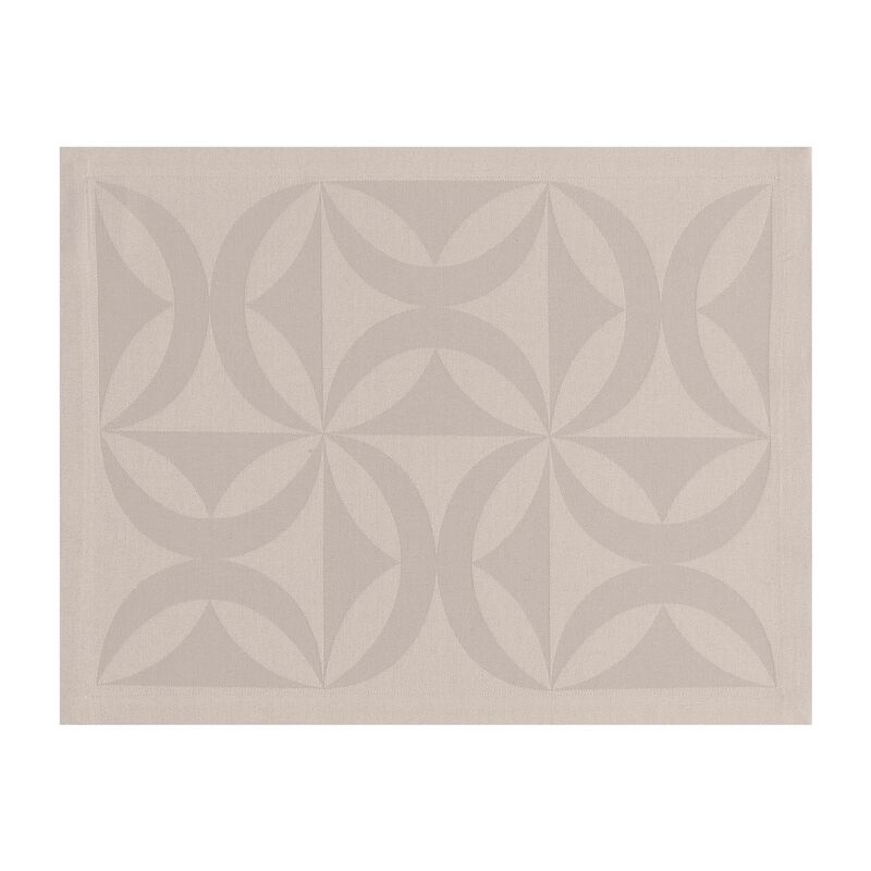 Set americano Ellipse Fleur de sel 47x36 100% cotone, , hi-res image number 0