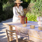 Tovaglia &Eacute;t&eacute; Indien Abricot 120x120 100% lino, , hi-res image number 0