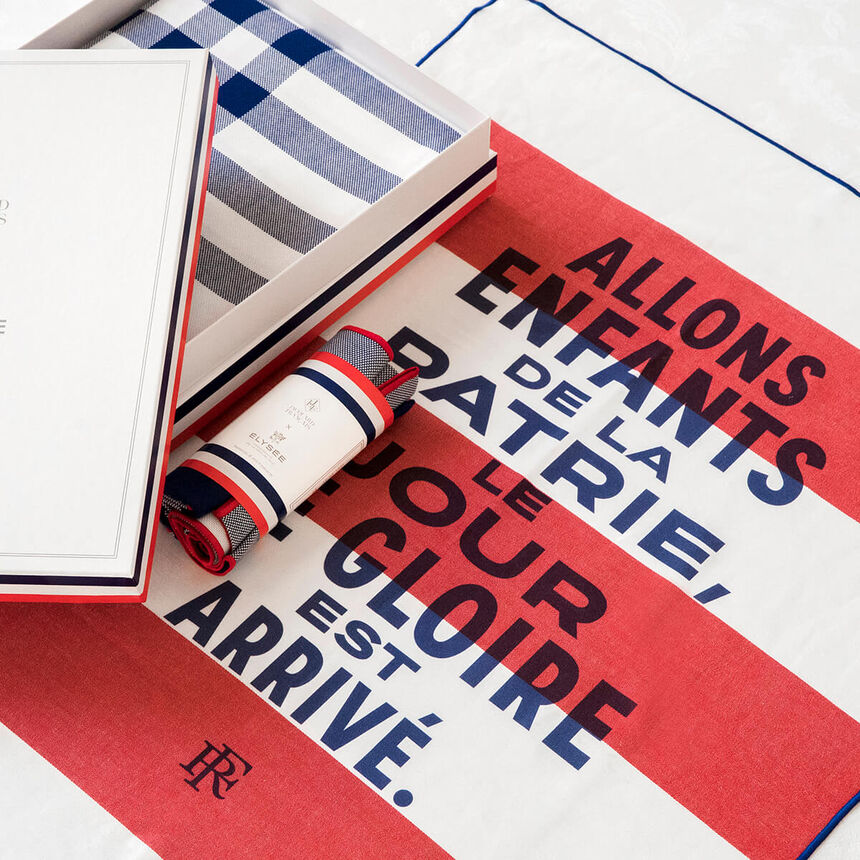 Strofinaccio Elys&eacute;e Patrie Tricolore 60x80 100% cotone, , hi-res image number 2