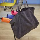 Shopper bag Slow Life Carbone 85x36x26 89% cotone / 11% lino, , hi-res image number 0