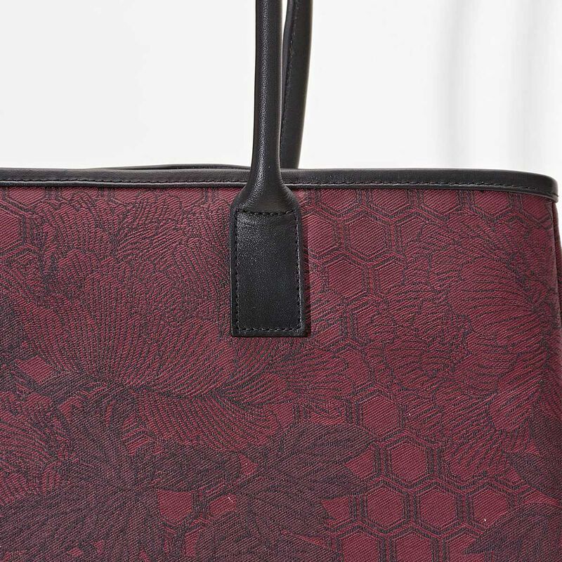 Borsa a tracolla Pivoine Bordeaux, , hi-res image number 6