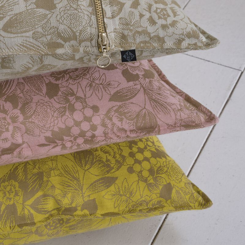 Fodera cuscino Osmose Florale Pollen 50x50 100% cotone, , hi-res image number 0