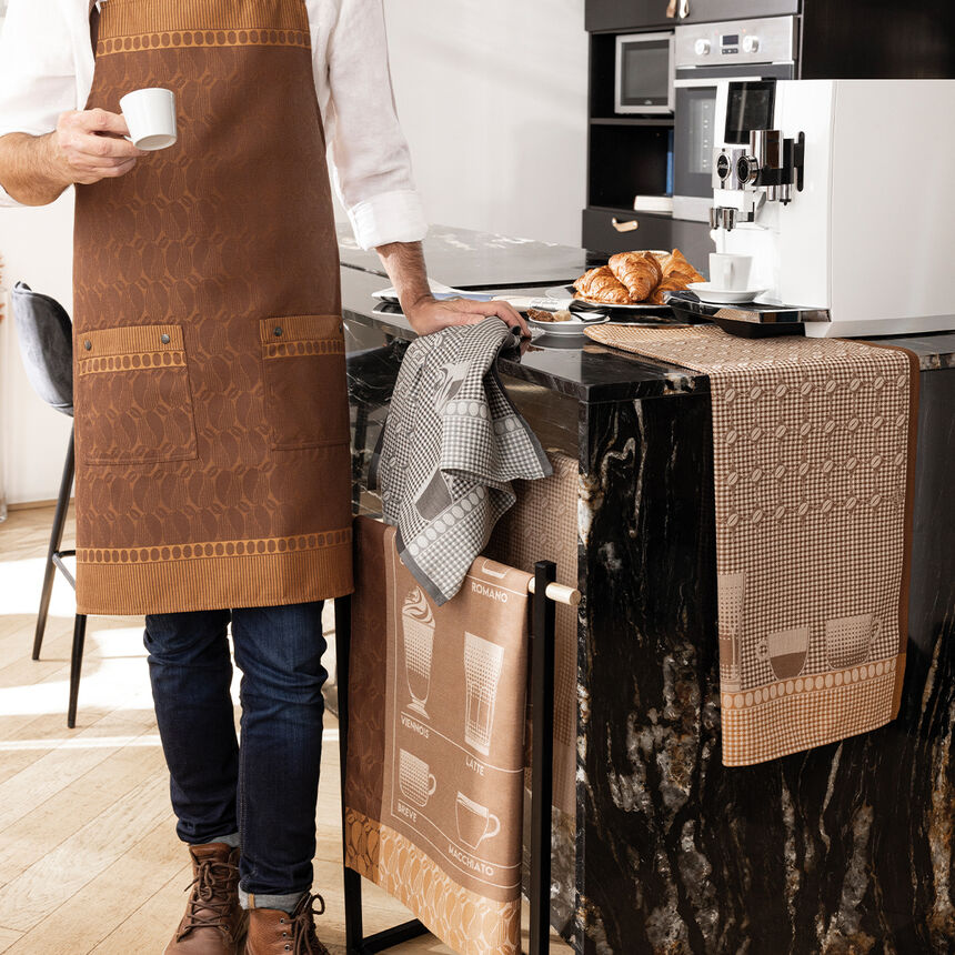 Asciugamano Barista Ristretto 60x80 100% cotone, , hi-res image number 1