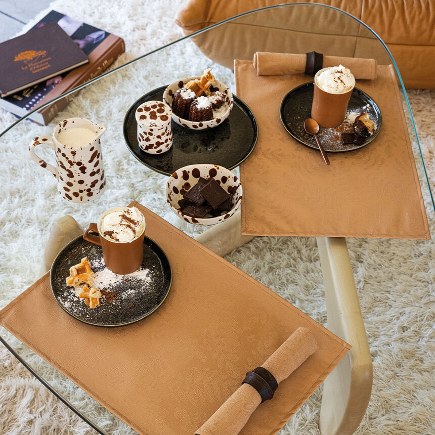 Tovaglietta antimacchia Vegetal mood Bolet 50x36 100% cotone, , hi-res image number 0