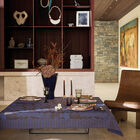 Tovaglia Sulawesi Terre Indigo 150x150 100% cotone, , hi-res image number 3