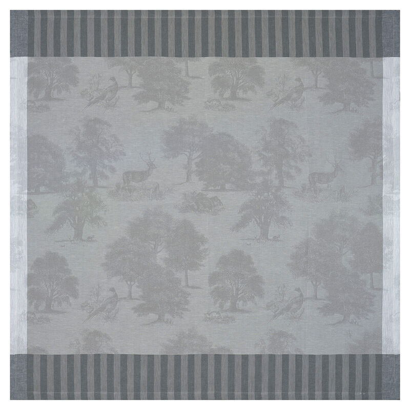 Tovaglia Souveraine Argent 175x175 100% lino, , hi-res image number 3