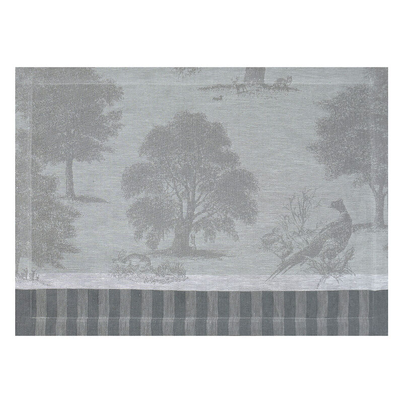 Set americano Souveraine  Argent 50x36 100% lino, , hi-res