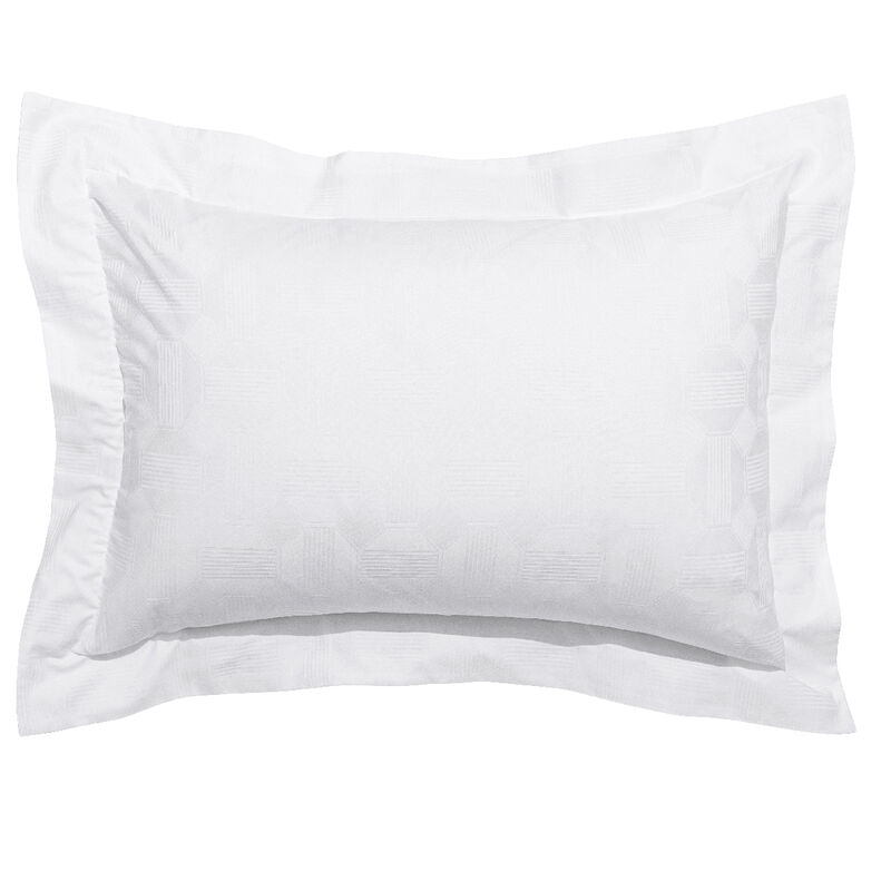 Federa decorativa Palacio Blanc 30X41 100% cotone, , hi-res