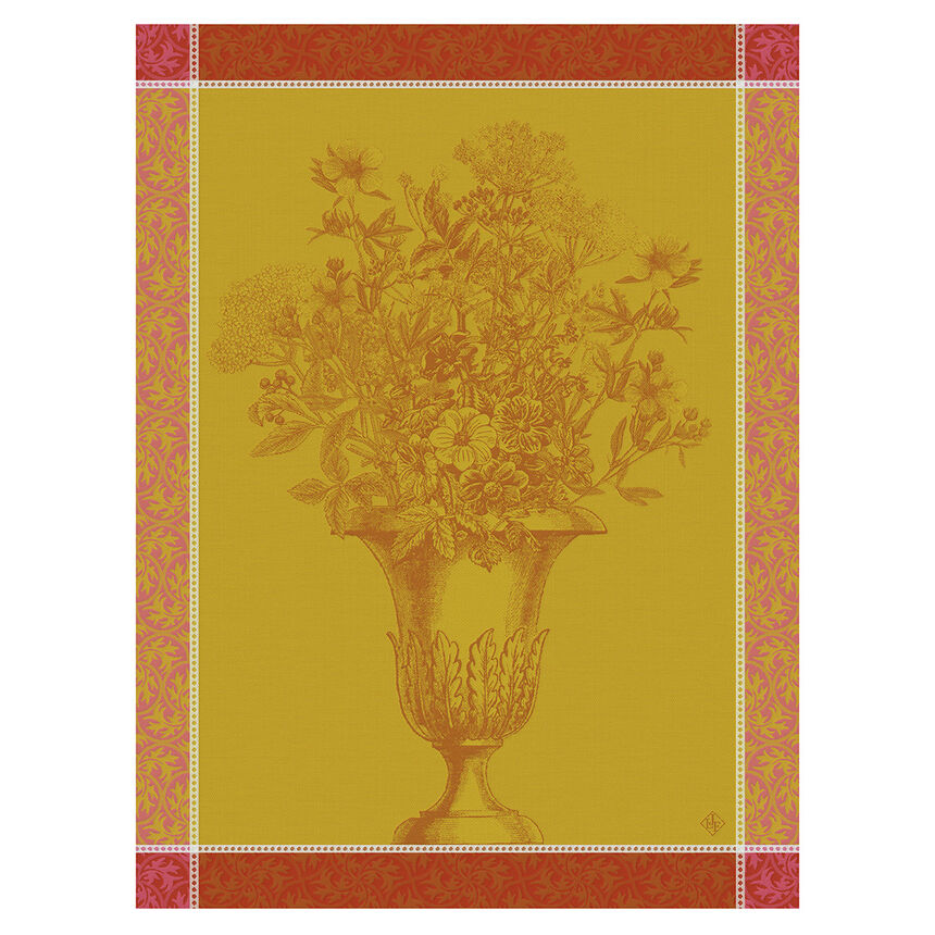 Strofinaccio Floraison Uni Gerbera 60x80 100% cotone, , hi-res image number 0