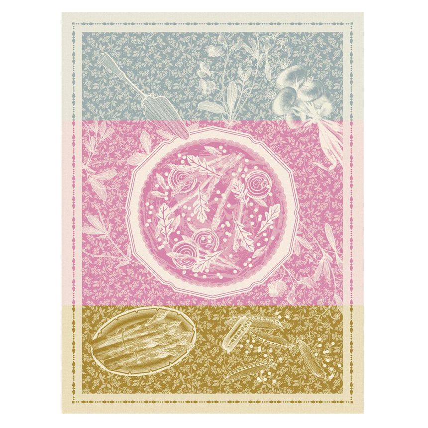 Strofinaccio Tarte Printani&egrave;re Gourmande 60x80 100% cotone, , hi-res image number 0