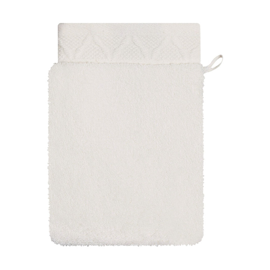 Guanto da toilette Caresse Ivoire 15x22 100% cotone, , hi-res image number 0