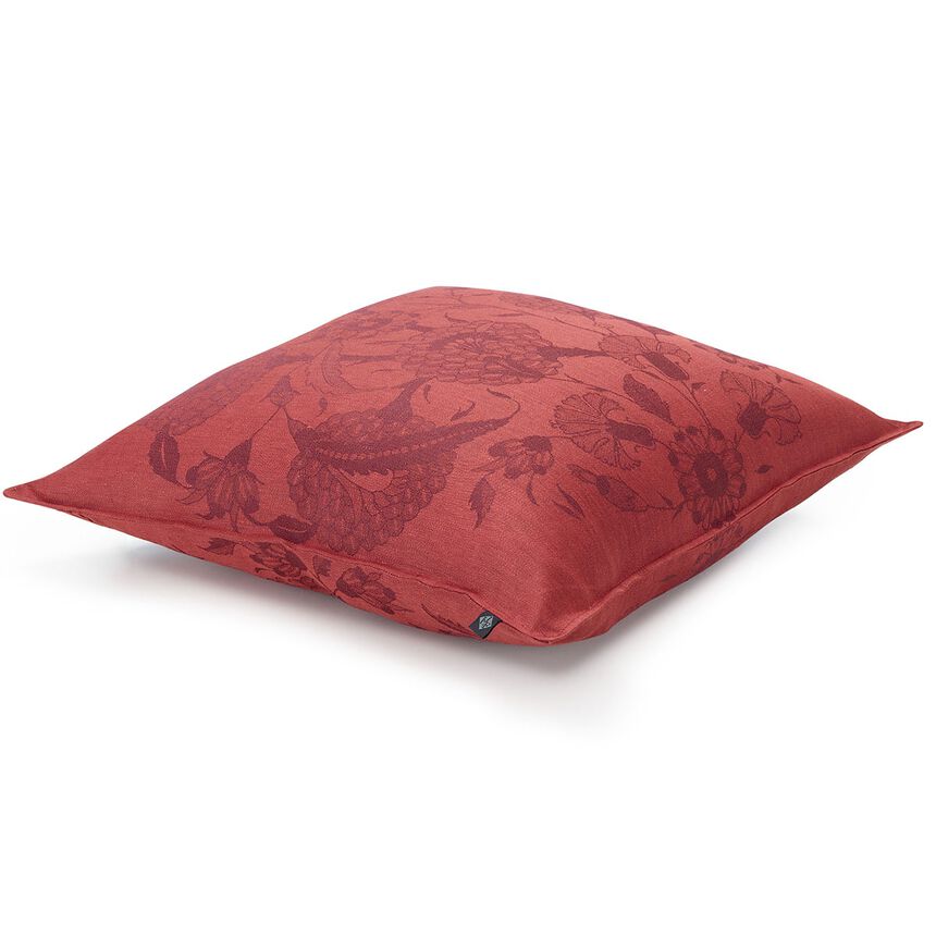 Fodera cuscino Ottomane Pivoine Burgundy 50x50 100% lino, , hi-res image number 2
