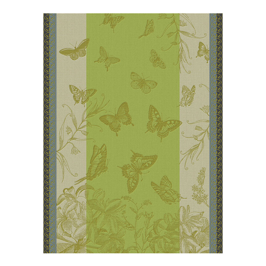 Strofinaccio Jardin des papillons Succulente 60x80 100% cotone, , hi-res image number 0