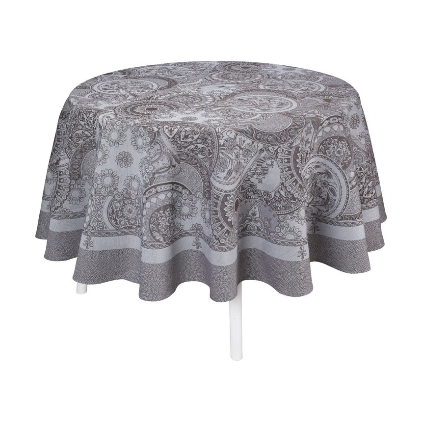 Tovaglia Porcelaine Kaolin &Oslash;210 100% cotone, , hi-res image number 4