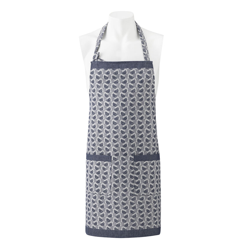 Grembiule Empreintes Cobalt 80x96 100% cotone, , hi-res image number 0