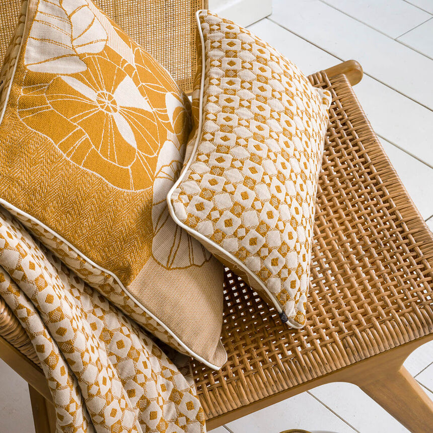 Plaid Obsession Canelle 150x190 98% Cottone / 2% Poliammide, , hi-res image number 0