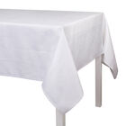 Tovaglia Bosphore Blanc Blanc 175x175 50% cotone - 50% lino, , hi-res image number 0