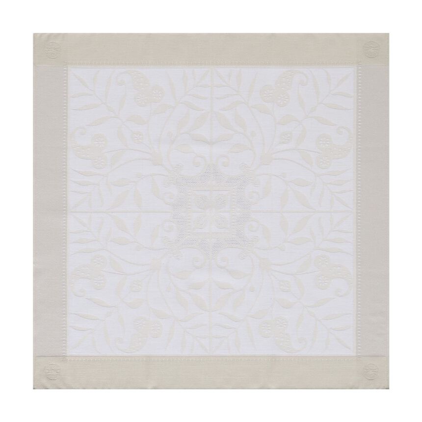 Tovagliolo Venezia Ivoire Ivoire 58x58 100% cotone, , hi-res image number 0