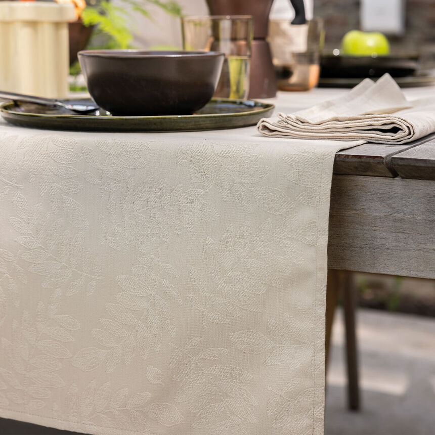Striscia da tavola Vegetal mood Cajou 50x150 100% cotone, , hi-res image number 2