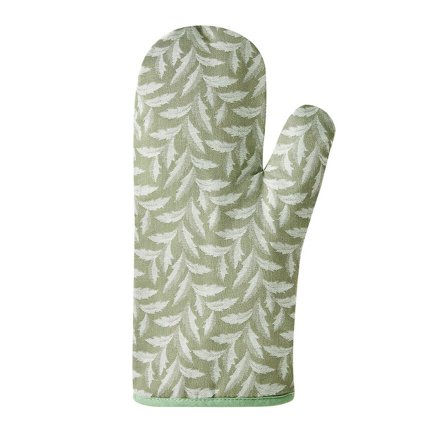 Guanto da forno Jos&eacute;phine Herbe 15x33 100% cotone, , hi-res image number 1